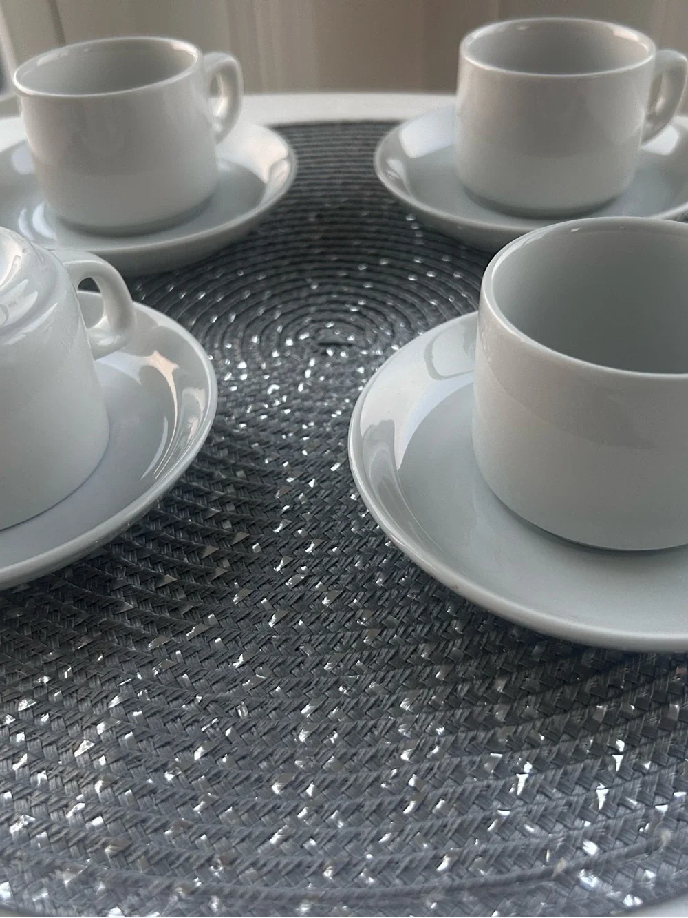 Vintage 1977 Tongan  Monopoli Italian 4 sets: Mini Espresso Cup And Saucers
